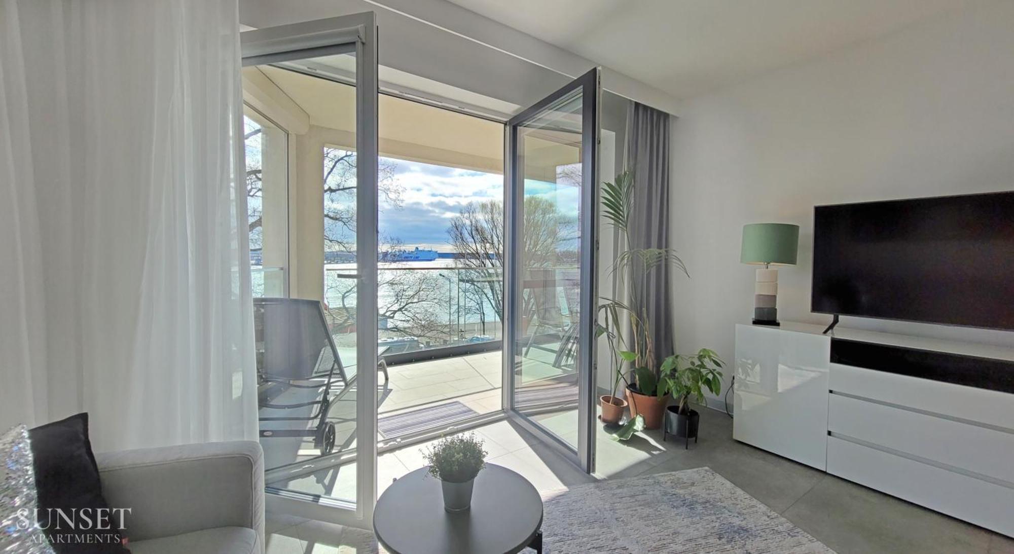 Sunset Apartments - Flotylla. Widok Na Port + Parking. Свіноуйсьце Екстер'єр фото
